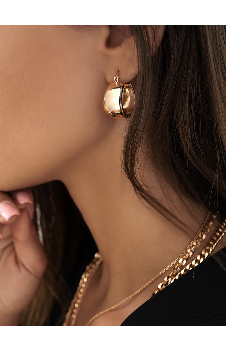 LORETTA ROSE GOLD EARRINGS