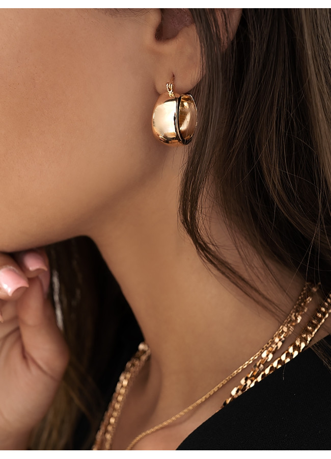 LORETTA ROSE GOLD EARRINGS
