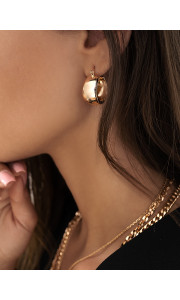 LORETTA ROSE GOLD EARRINGS