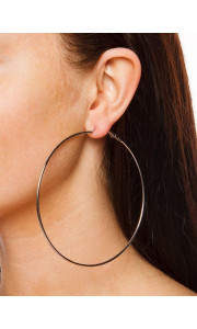 SLIM HOOP EARRINGS (2 Colors)