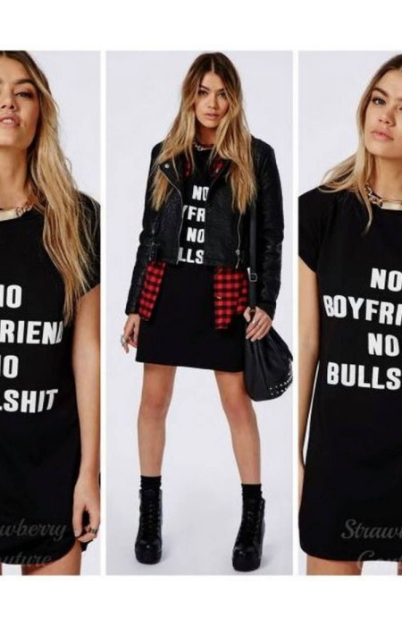 NO BOYFRIEND DRESS (3 colors)