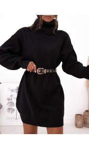LIANA BLACK KNITTED DRESS