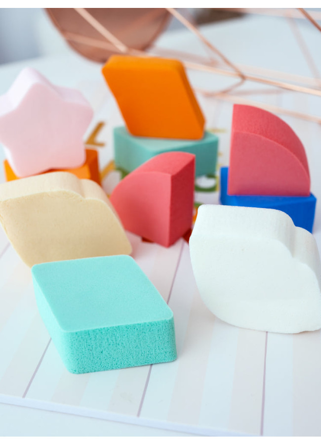 SHAPES SPONGE SET OF 4