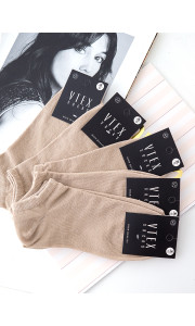 5 PACK NUDE TRAINER SOCKS