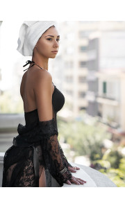 FENI BLACK LACE BODYSUIT