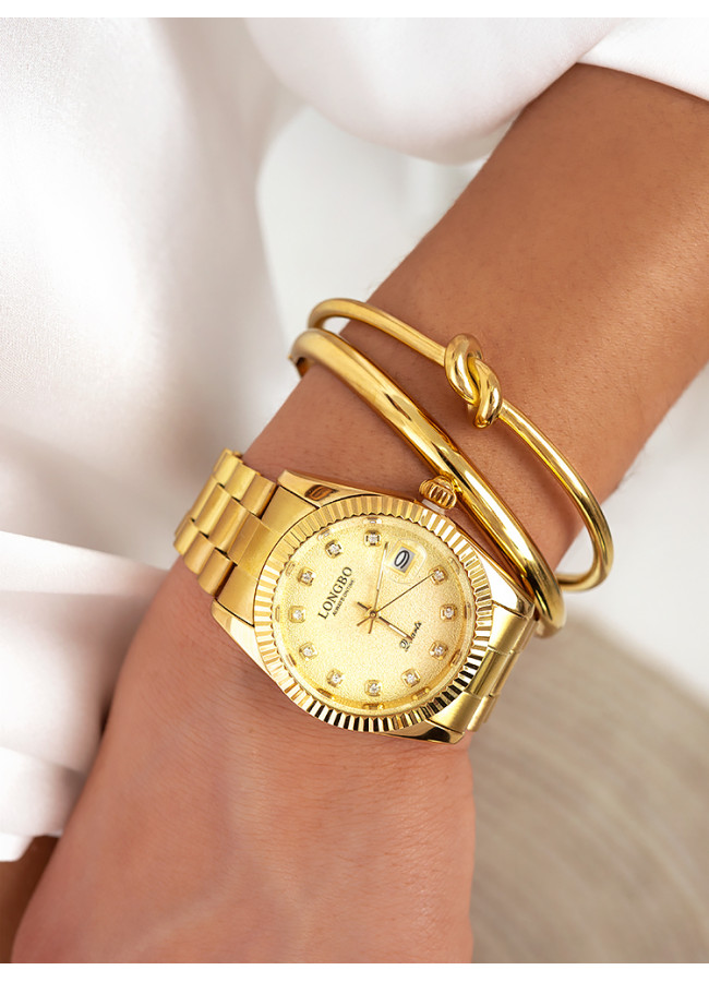KNOT GOLD BRACELET SET