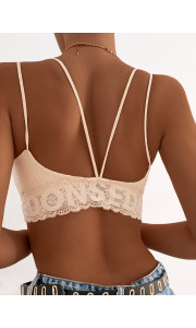 DONA WHITE LACE BRALETTE