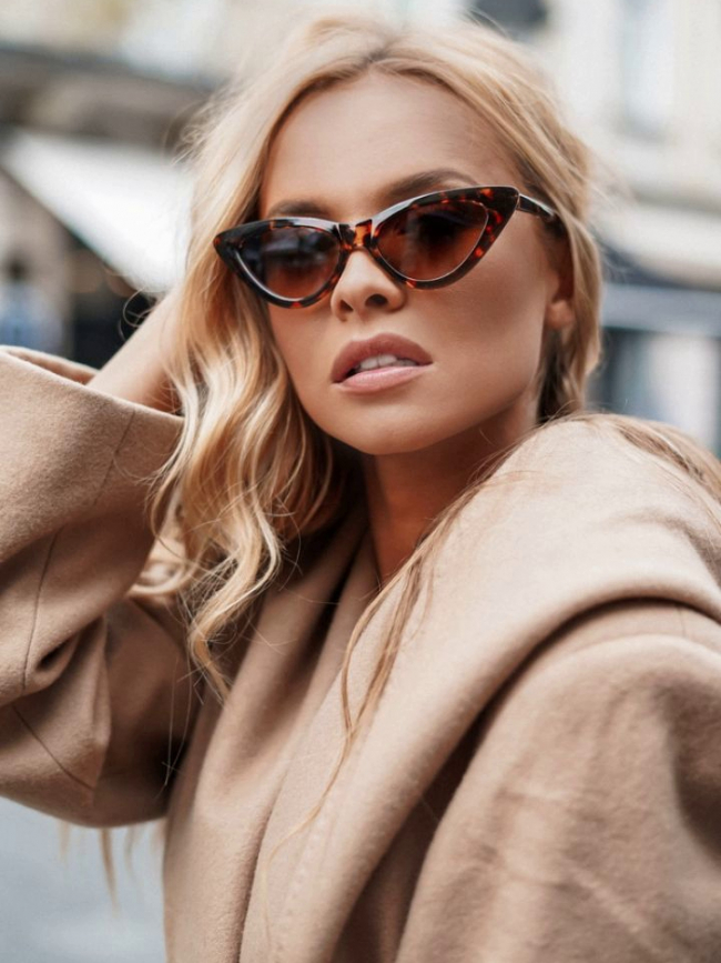 ANNAKEY ZOE LEOPARD SUNGLASSES