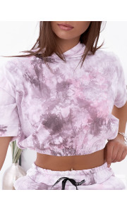 SILVIA WATERCOLOUR DUSTY ROSE BLOUSE