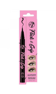 W7 FLICK & GRIP 2 IN 1 ADHESIVE EYELINER PEN
