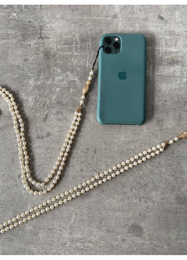 PHONE PEARLS & FISH STRAP