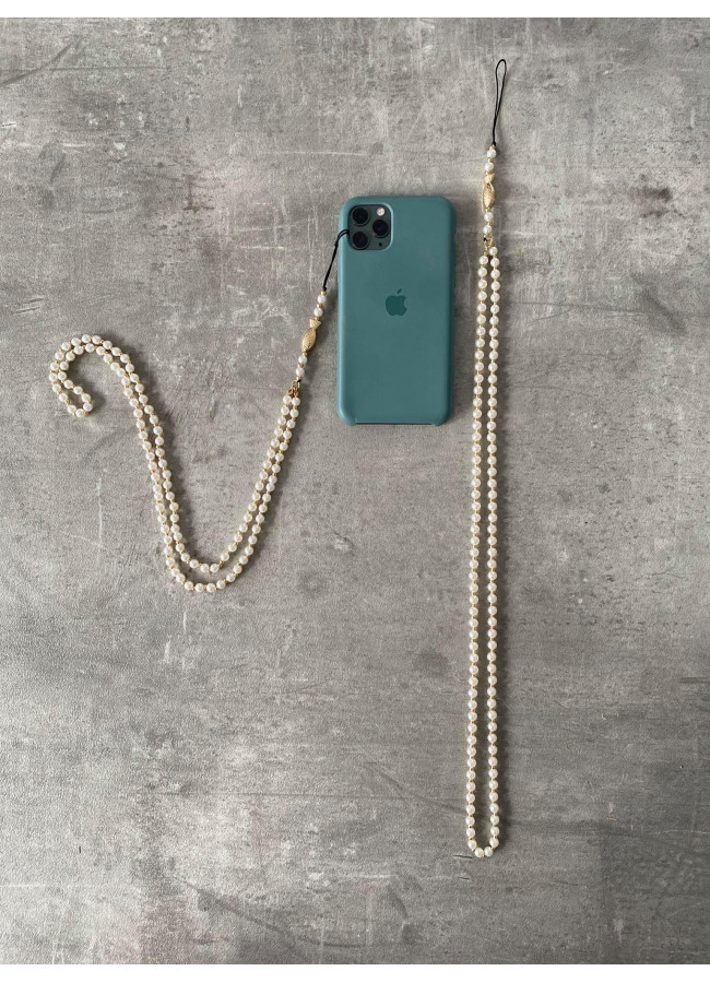 PHONE PEARLS & FISH STRAP