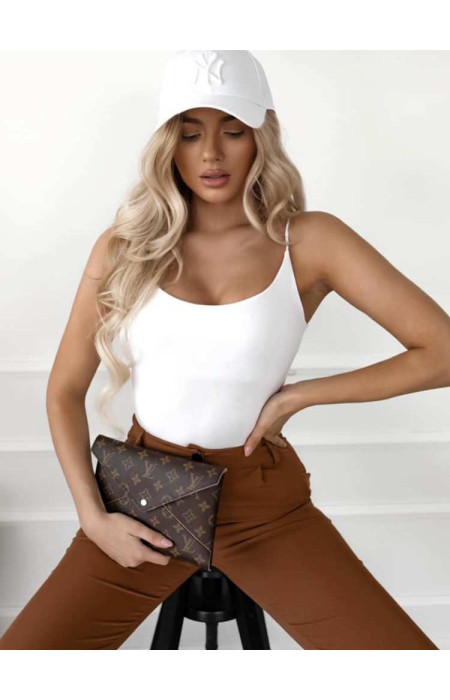 LENINA WHITE BASIC TOP