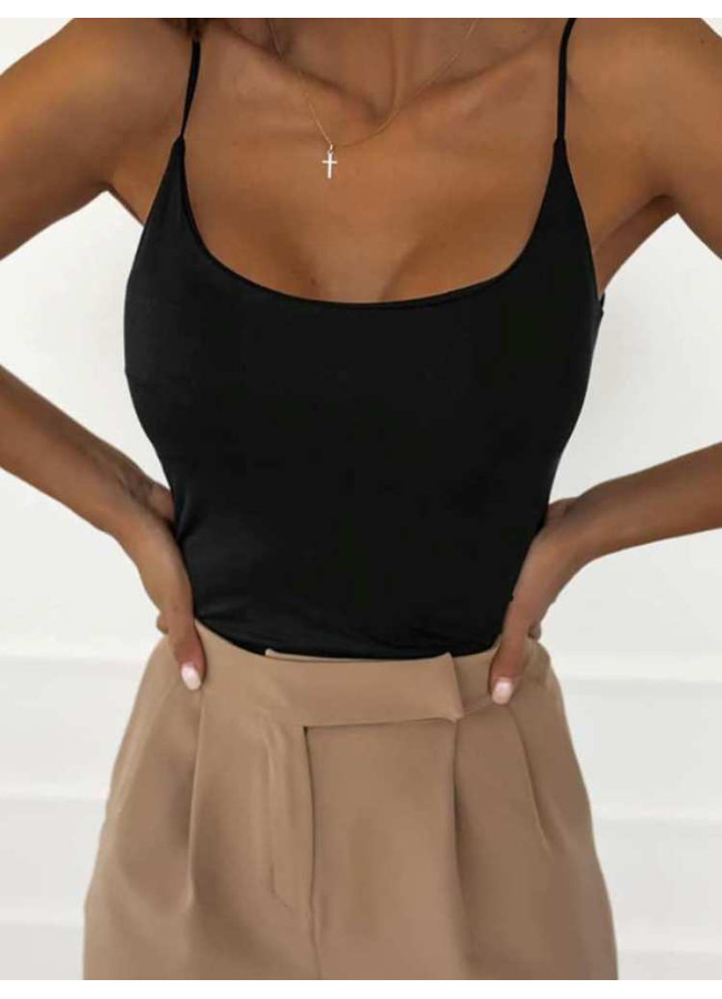 LENINA BLACK BASIC TOP