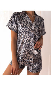 MADISON GREY LEOPARD PYJAMAS