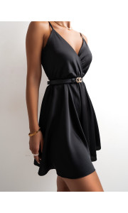 NIELSEN BLACK SATIN PLAYSUIT