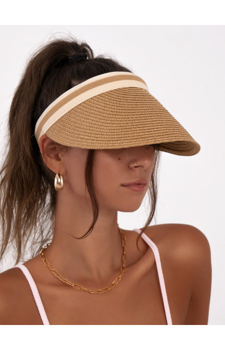 MINX STRAW SUN VISOR
