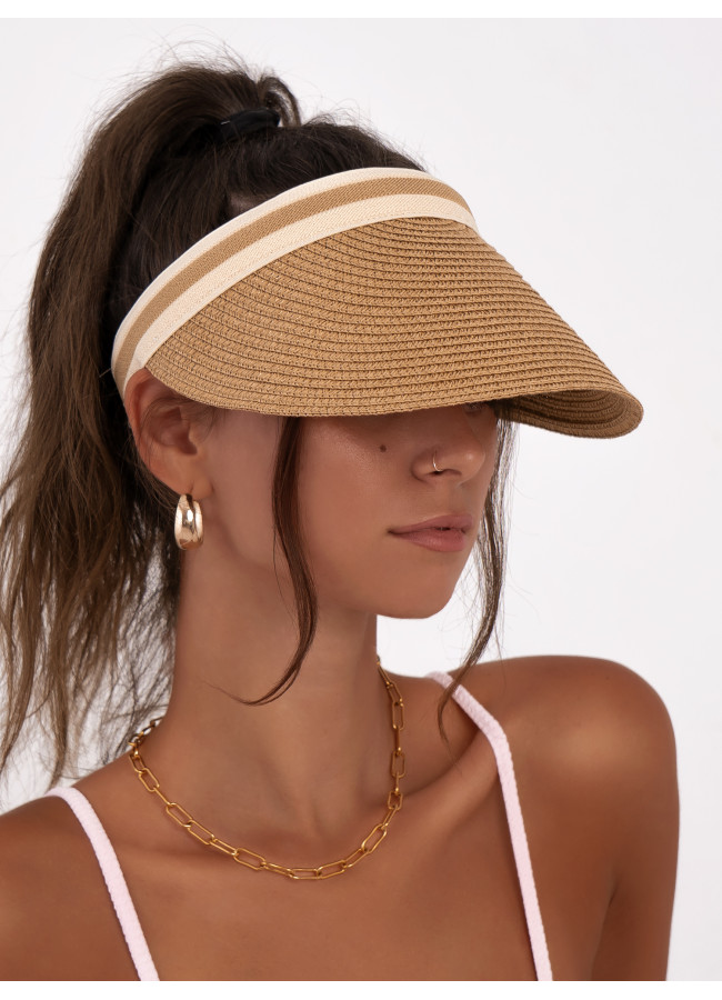 MINX STRAW SUN VISOR