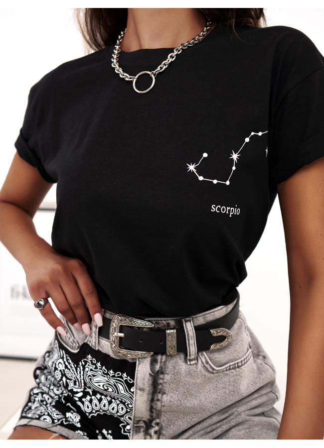 ZODIAC BLACK T-SHIRT