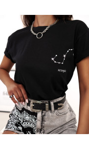ZODIAC BLACK T-SHIRT