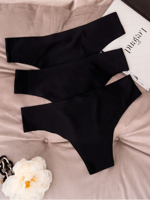 BLACK BRAZIL SLIPS PACK OF 3