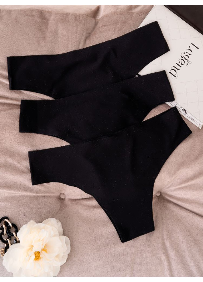BLACK BRAZIL SLIPS PACK OF 3
