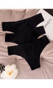 BLACK BRAZIL SLIPS PACK OF 3