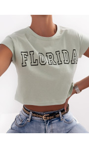 MY FLORIDA MINT CROP T-SHIRT
