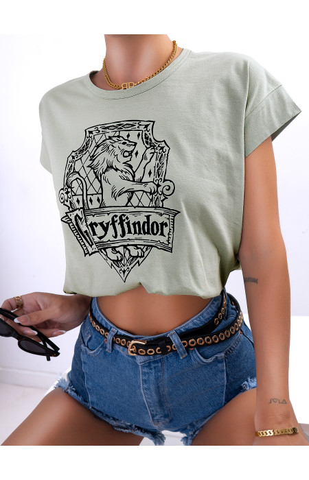 GRYFFINDOR CORD MINT T-SHIRT