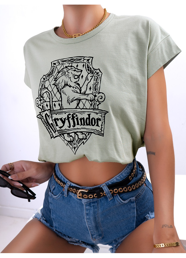 GRYFFINDOR CORD MINT T-SHIRT