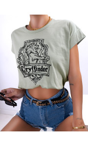 GRYFFINDOR CORD MINT T-SHIRT