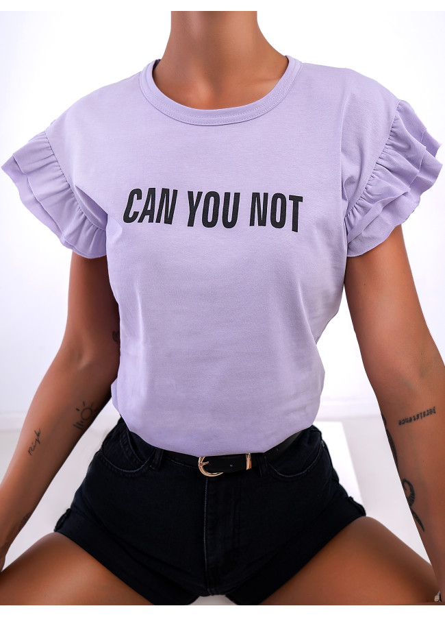 CAN YOU NOT LILA SHIRT