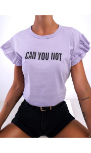 CAN YOU NOT LILA SHIRT