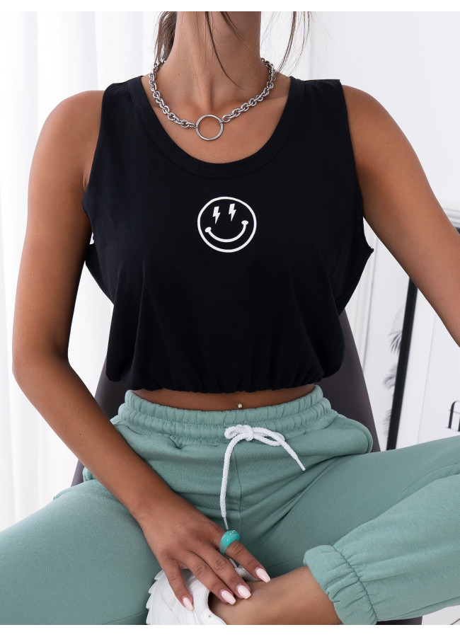 THUNDEREYE BLACK TANK TOP