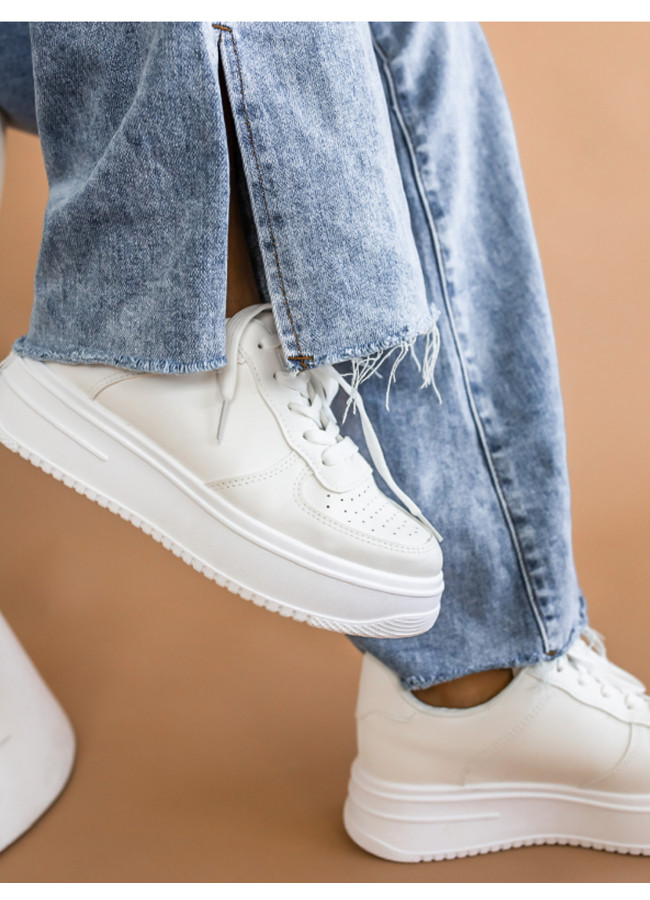 SPEED WHITE SNEAKERS