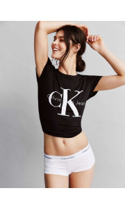CALVIN KLEIN WHITE BOXER