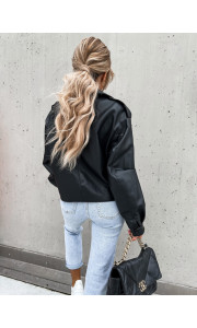 CONAN BLACK ECO LEATHER JACKET