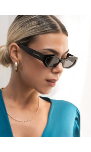 ANNAKEY GLOOM BLACK SUNGLASSES
