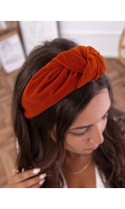 NERINA ARANCIA VELVET HEADBAND