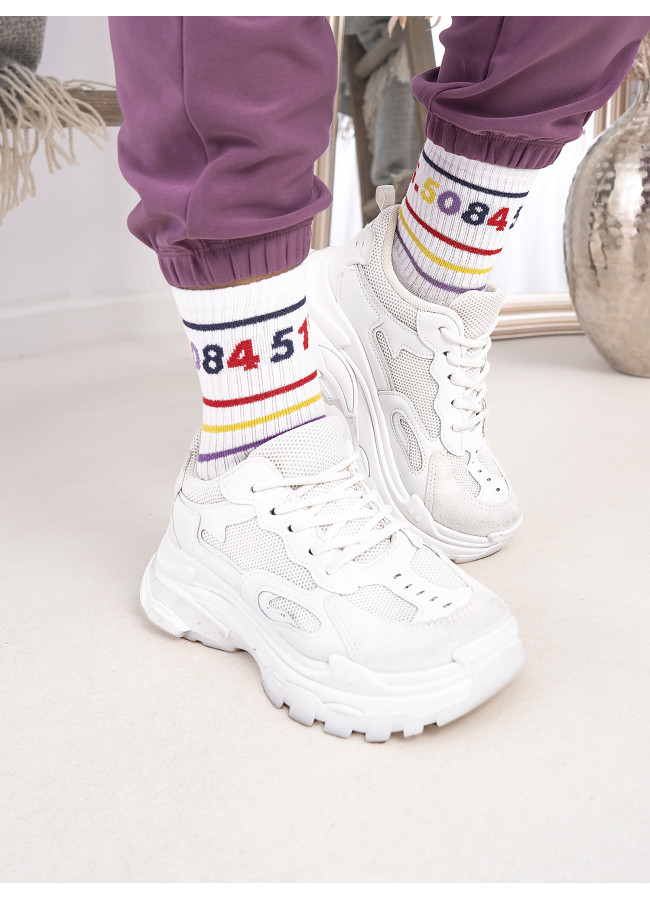 NUMBERS BASKET SOCKS