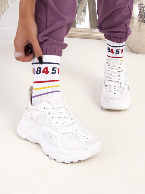 NUMBERS BASKET SOCKS