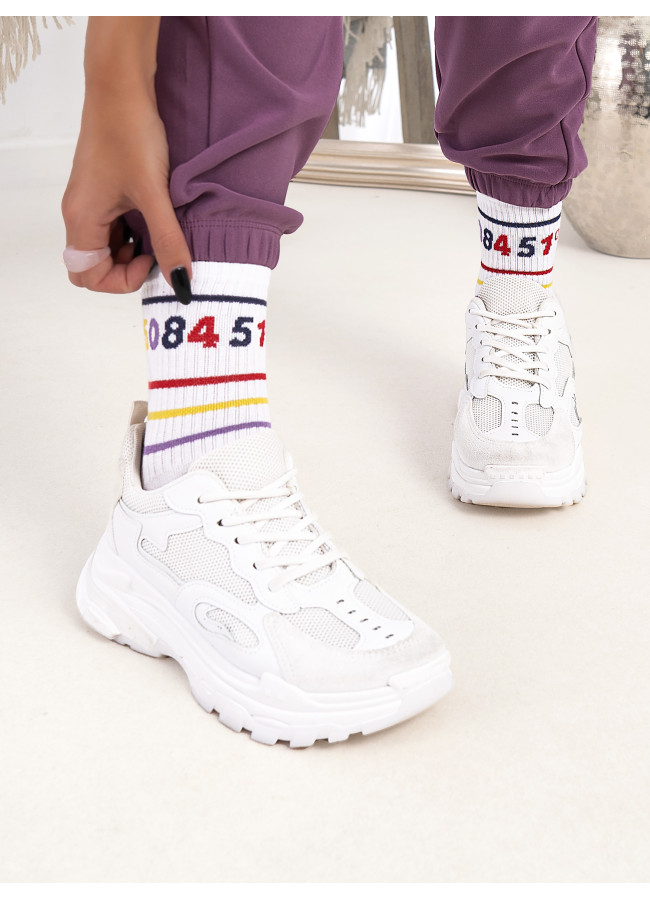 NUMBERS BASKET SOCKS