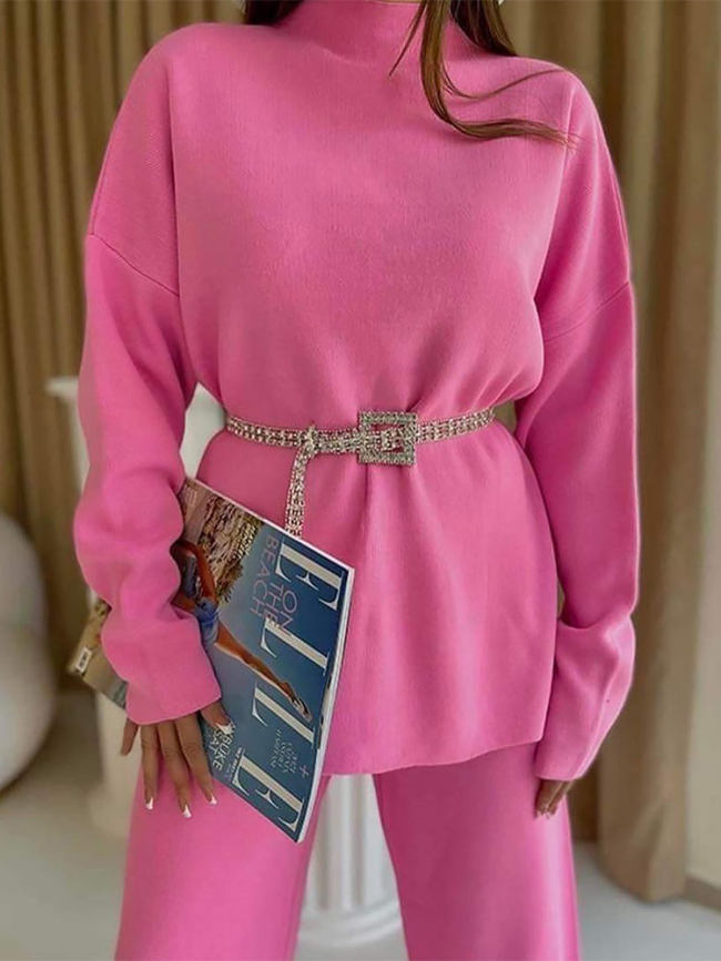 NAMUR KNITTED SET FUCHSIA