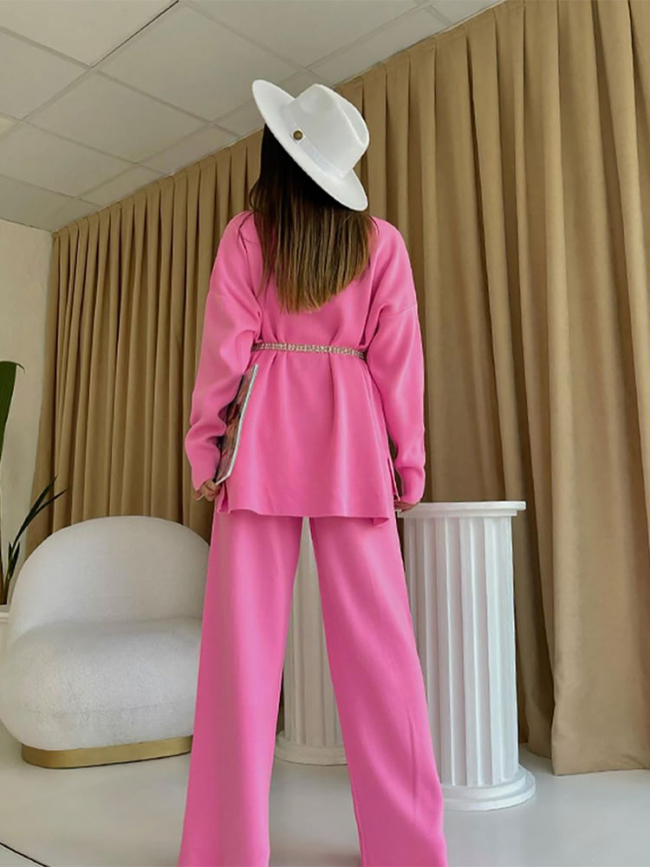 NAMUR KNITTED SET FUCHSIA