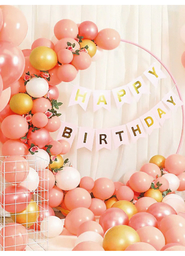 HAPPY BIRTHDAY BALOON GOLDEN