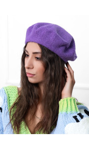 PURPLE RETRO BERET