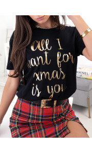 ALL I WANT BLACK T-SHIRT