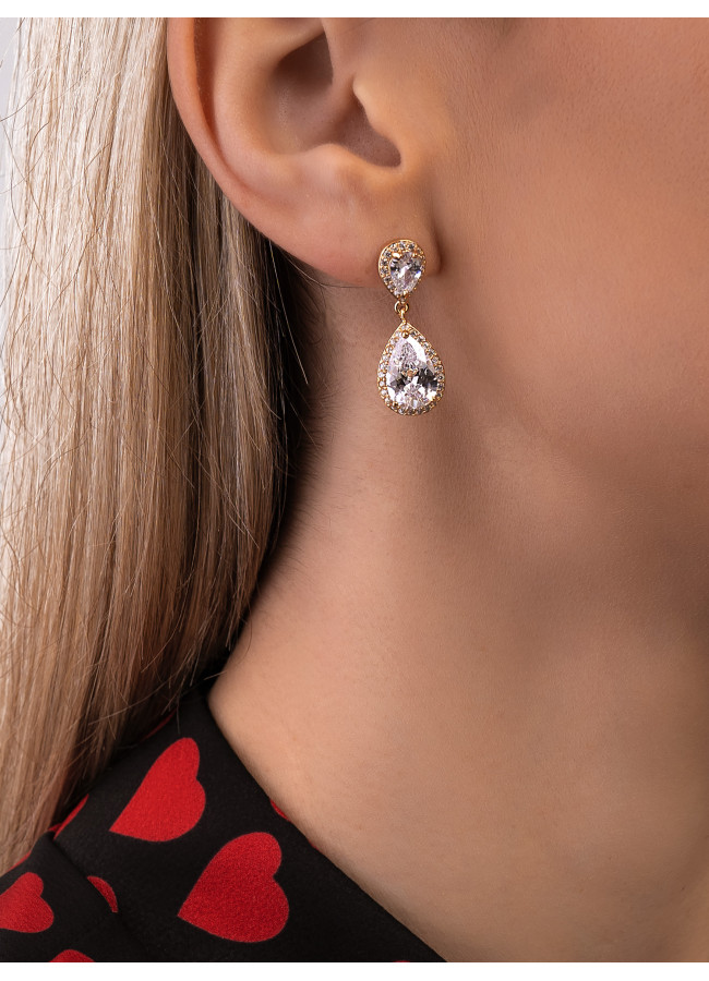 DIAMOND DROPS EARRINGS