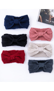 KNITTED BOW HEADBAND - KIARA