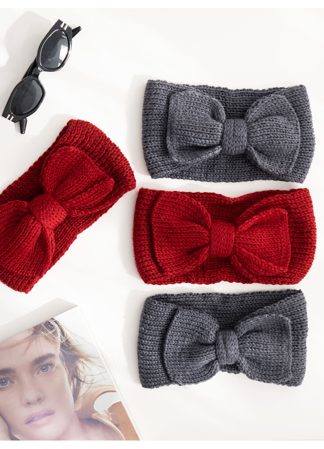 BRIANNA KNITTED BOW HEADBAND